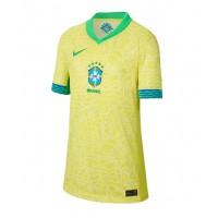 Dámy Fotbalový dres Brazílie Copa America 2024 Domácí Krátký Rukáv